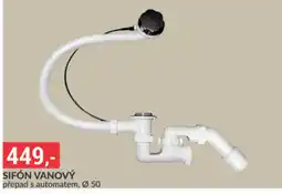 Baumax Sifón vanový nabídka