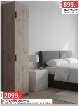 Baumax Snow 01 šatní skříň nabídka