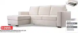Baumax Dallas Lux rohová sedací souprava nabídka