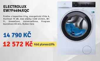 Electrolux pračka s kapacitou 9 kg