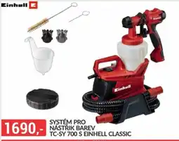Baumax Einhell systém pro nástřik barev tc-sy 700 s einhell classic nabídka