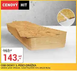 Baumax Osbdesky 3, pero-drážka nabídka