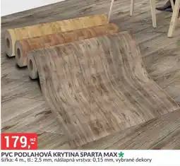 Baumax Pvc podlahová krytina sparta max nabídka