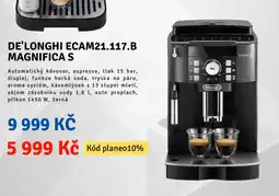 Planeo Elektro De'longhi ecam21.117.b magnifica s nabídka