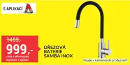 Baumax Samba inox dřezová baterie nabídka