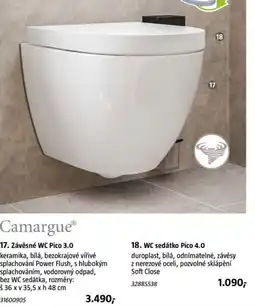 Bauhaus Camargue závěsné wc pico 3.0 nabídka