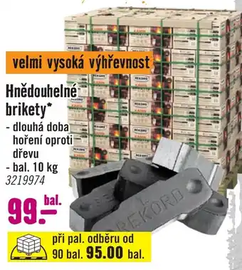 Rekord hnědouhelné brikety