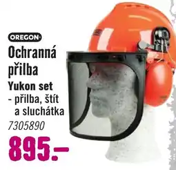 Hornbach Oregon Ochranná přilba Yukon set - přilba, štít a sluchátka nabídka