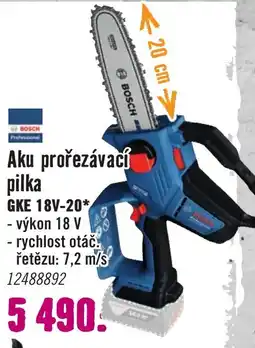 Hornbach Bosch aku prořezávací pilka GKE 18V-20* nabídka