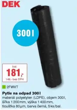 DEK DEK Pylte na odpad 300 l nabídka