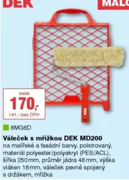DEK Dek váleček s mřížkou md200 nabídka
