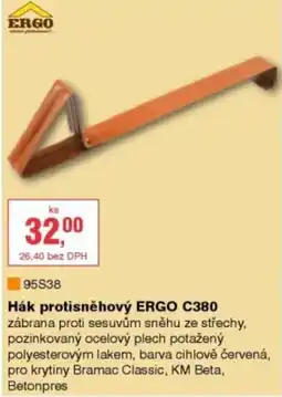 DEK Ergo hák protisněhový c380 nabídka