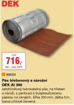 DEK Pás hřebenový a nárožní dek ai 300 nabídka