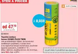 DEK Tepelná izolace isover domo plus twin nabídka