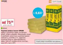 DEK Isover tepelná izolace orsik nabídka