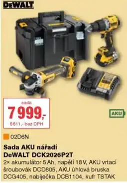 DEK Dewalt sada aku nářadí dewalt dck2026p2t nabídka