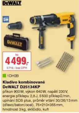 DEK Dewalt kladivo kombinované d25134kp nabídka