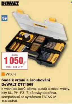 DEK Dewalt sada k vrtání a šroubování dewalt dt71569 nabídka
