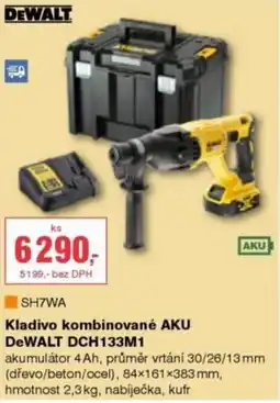 DEK Dewalt kladivo kombinované aku dch133m1 nabídka
