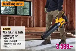 Hornbach DeWalt aku fukar na listí dcmbL562n-xj* nabídka