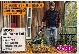 Hornbach Worx aku fukar na listí wg543e nabídka
