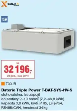 DEK Solax baterie triple power t-bat-sys-hv-s nabídka