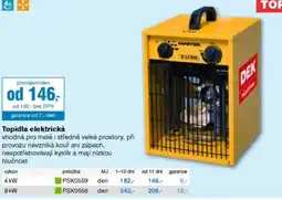 DEK Master topidla elektrická nabídka