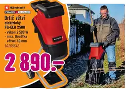 Hornbach Einhell drtič větví elektrický FQ-ELH 2500 nabídka