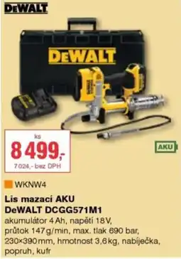 DEK DeWalt lis mazací aku deWalt dCGG571M1 nabídka