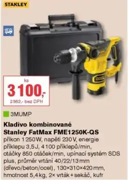 DEK Stanley kladivo kombinované fatmax fme1250k-qs nabídka