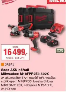 DEK Milwaukee sada aku nářadí m18fpp2e3-502x nabídka