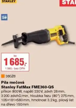 DEK Stanley pila mečová fatmax fme360-qs nabídka