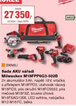 DEK Milwaukee sada aku nářadí m18fpp6g3-502b nabídka