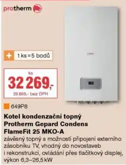 DEK Protherm kotel kondenzační topný protherm gepard condens flamefit 25 mko-a nabídka
