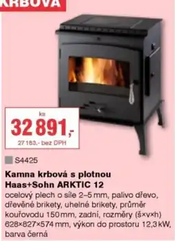 DEK Haas+sohn kamna krbová s plotnou arktic 12 nabídka