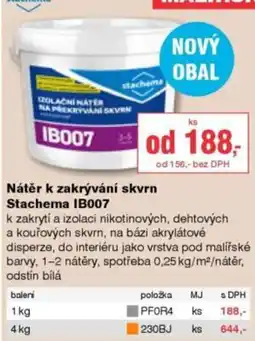 DEK Stachema nátěr k zakrývání skvrn IB007 nabídka