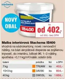 DEK Stachema malba interiérová IB400 nabídka