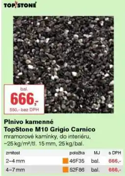 DEK Plnivo kamenné TopStone M10 Grigio Carnico nabídka