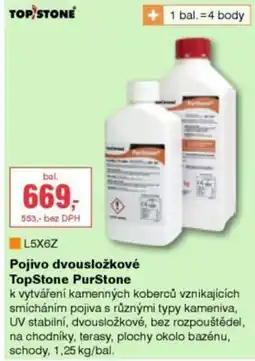 DEK Pojivo dvousložkové TopStone PurStone nabídka
