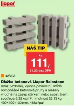 DEK Liapor Dlažba betonová Rainstone nabídka