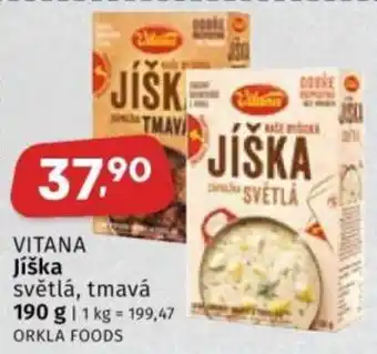 Vitana jíška světlá, tmavá