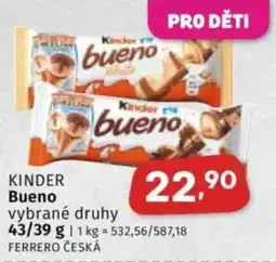Coop Kinder Bueno nabídka
