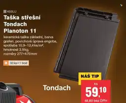 DEK Tondach taška střešní Planoton 11 nabídka