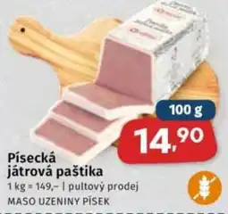 Coop Písecká játrová paštika nabídka