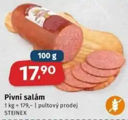 Coop Steinex pivní salám nabídka