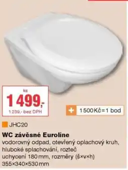 DEK WC závěsné Euroline nabídka