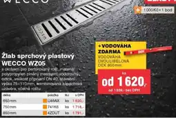 DEK Žlab sprchový plastový WECCO WZ05 nabídka