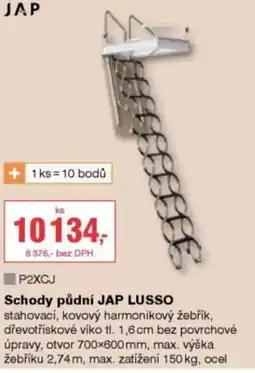 DEK JAP schody půdní lusso nabídka