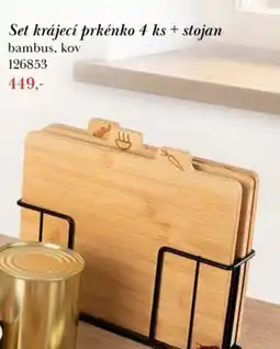 Orion Set krájecí prkénko 4 ks + stojan nabídka