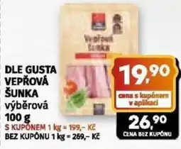 Coop Vepřová šunka výběrová nabídka